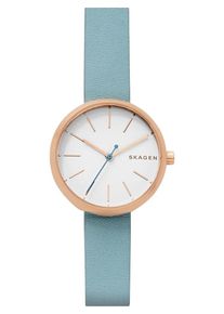Skagen, Damen Quarzuhr 'SIGNATUR', Blau / Rosegold