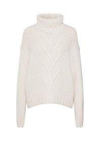 Noisy may, Damen Pullover 'NMKIRA L/S HIGH NECK KNIT', Weiß