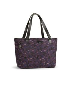 Kipling, Damen City Lots of Schultertasche 52 cm, Dunkelgrau / Altrosa