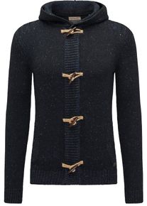 PETROL INDUSTRIES, Herren Strickjacke ' Knitwear Hooded', Schwarz