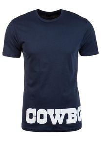 New Era, Herren T-Shirt 'NFL Wrap Around Dallas Cowboys', Dunkelblau / Wei&szlig;