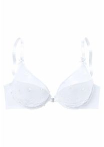 Lascana, Damen Push-up-BH, Weiß