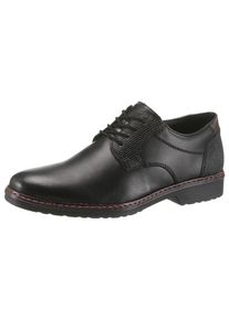 Rieker, Herren Schnürschuh, Weinrot / Schwarz