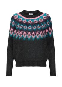 Noisy may, Damen Pullover, Anthrazit / Mischfarben