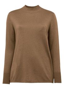 sheego Casual, Damen Pullover, Karamell