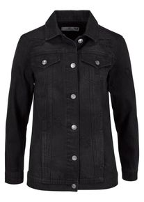 AJC, Damen Jeansjacke, Schwarz