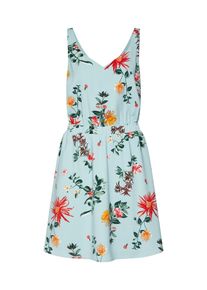 Vila, Damen Kleid 'Vilaia', Hellblau / Mischfarben