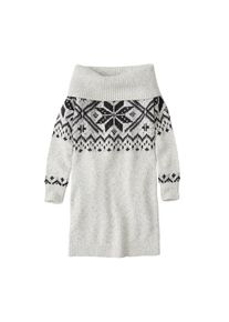 Abercrombie & Fitch Abercrombie & Fitch, Damen Kleid 'FAIRISLE OTS SWEATERDRESS', Creme