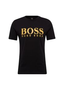 BOSS, Herren T-Shirt 'TLax 1 10131643 01', Gelb / Schwarz