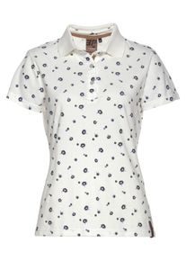 Icepeak, Damen Poloshirt 'Lucille', Navy / Wei&szlig;