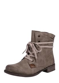 Rieker, Damen Schnürstiefelette mit Fleecefutter, Camel