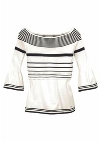 Guido Maria Kretschmer, Damen Pullover, Schwarz / Offwhite