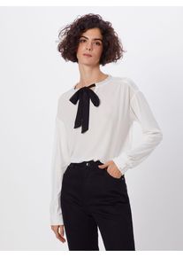 s.Oliver RED LABEL, Damen - Shirts & Tops 'Blusenshirt', Schwarz / Naturweiß