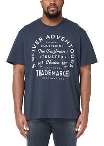 s.Oliver RED LABEL, Herren Jerseyshirt, Taubenblau