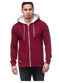 INDICODE JEANS, Herren Sweatjacke, Dunkelrot