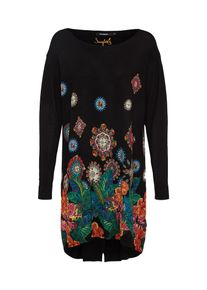 Desigual, Damen Strickpullover 'JERS_DIANE', Mischfarben / Schwarz