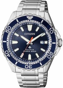 Citizen, Herren Solaruhr 'BN0191-80L', Blau / Silber