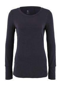 GAP, Damen Sport-Shirt 'LS BREATHE TEE SOLID', Schwarz