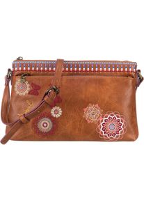 Desigual, Damen Umhängetasche 'Chandy Durban', Rostbraun / Mischfarben