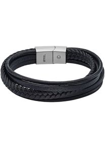 C-Collection, Damen Armband, Schwarz / Silber