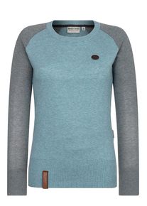 Naketano, Damen Pullover, Türkis / Grau
