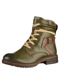 Rieker, Damen Winterstiefelette, Braun / Oliv