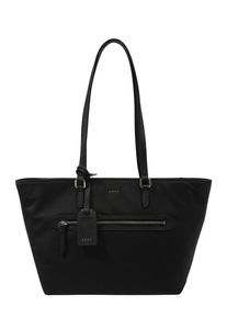 DKNY, Damen Tasche 'CASEY- MED TOTE', Schwarz / Silber