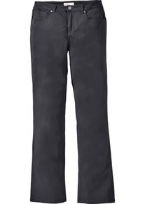 sheego Casual, Damen Basic Stretch-Hose 'Die Bootcut', Schwarz
