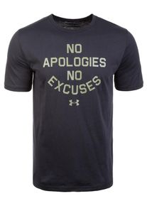 Under Armour, Herren Shirt 'No Apologies', Dunkelgelb / Schwarz
