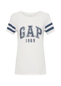 GAP, Damen Shirt 'V-GAP FASH TEE', Offwhite