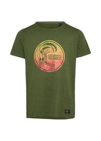 O`Neill O'NEILL, Herren T-shirt 'Circle Surfer', Dunkelgrün / Mischfarben