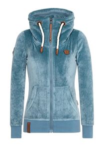 Naketano, Damen Super weiche Sweatjacke, Hellblau