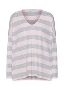 Only, Damen Pullover 'onlMAYE', Grau / Ros&eacute;