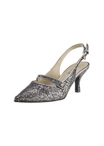 Heine, Damen Slingpumps, Silber