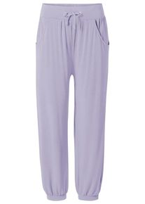 Curare Yogawear, Damen Long Pants, Relaxed - Pearl, Flieder