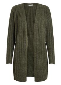 Pieces, Damen Strickjacke, Gr&uuml;n