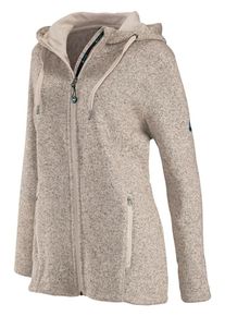 Polarino, Damen Fleecejacke, Beigemeliert