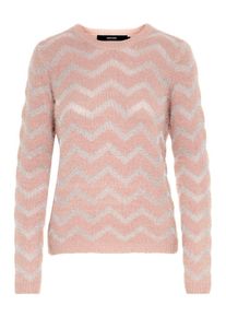 V&eacute;ro Moda VERO MODA, Damen Pullover 'WARD FEATHER', Rosa / Ros&eacute; / Silber