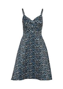 MAX & Co. MAX&Co., Damen Kleid 'PANDORO', Creme / Blau / Schwarz