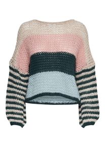 Only, Damen Pullover, Beige / Opal / Tanne / Altrosa