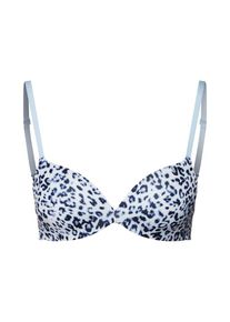 Calvin Klein Underwear, Damen BH 'PUSH UP PLUNGE', Blau / Hellblau