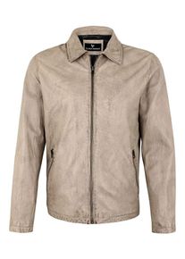 Bruno Banani, Herren Lederjacke 'Magnus', Beige