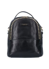 The Bridge, Damen 'Rock City' Rucksack Leder 30 cm, Schwarz