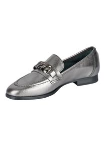 Heine, Damen Slipper, Silber