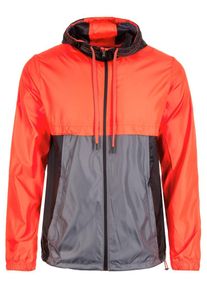 Under Armour, Herren Kapuzenjacke 'Sportstyle', Anthrazit / Hellrot / Schwarz