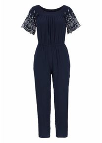 AJC, Damen Overall, Marine / Wei&szlig;