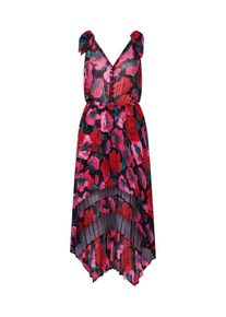 THE KOOPLES, Damen Kleid 'FROB18145K', Rot / Schwarz