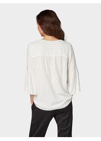 Tom Tailor, Damen Bluse, Blau / Weiß
