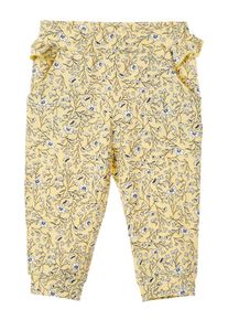 name it, Mädchen Hose, Hellgelb / Schwarz / Weiß