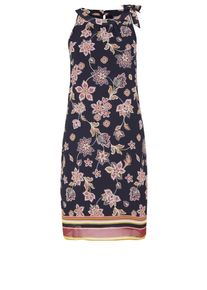 s.Oliver BLACK LABEL, Damen Kleid, Nachtblau / Mischfarben